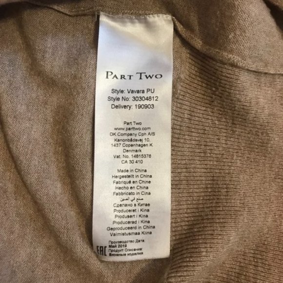 Cute sweater vest/top from Part Two Copenhagen - Picture 5 of 8